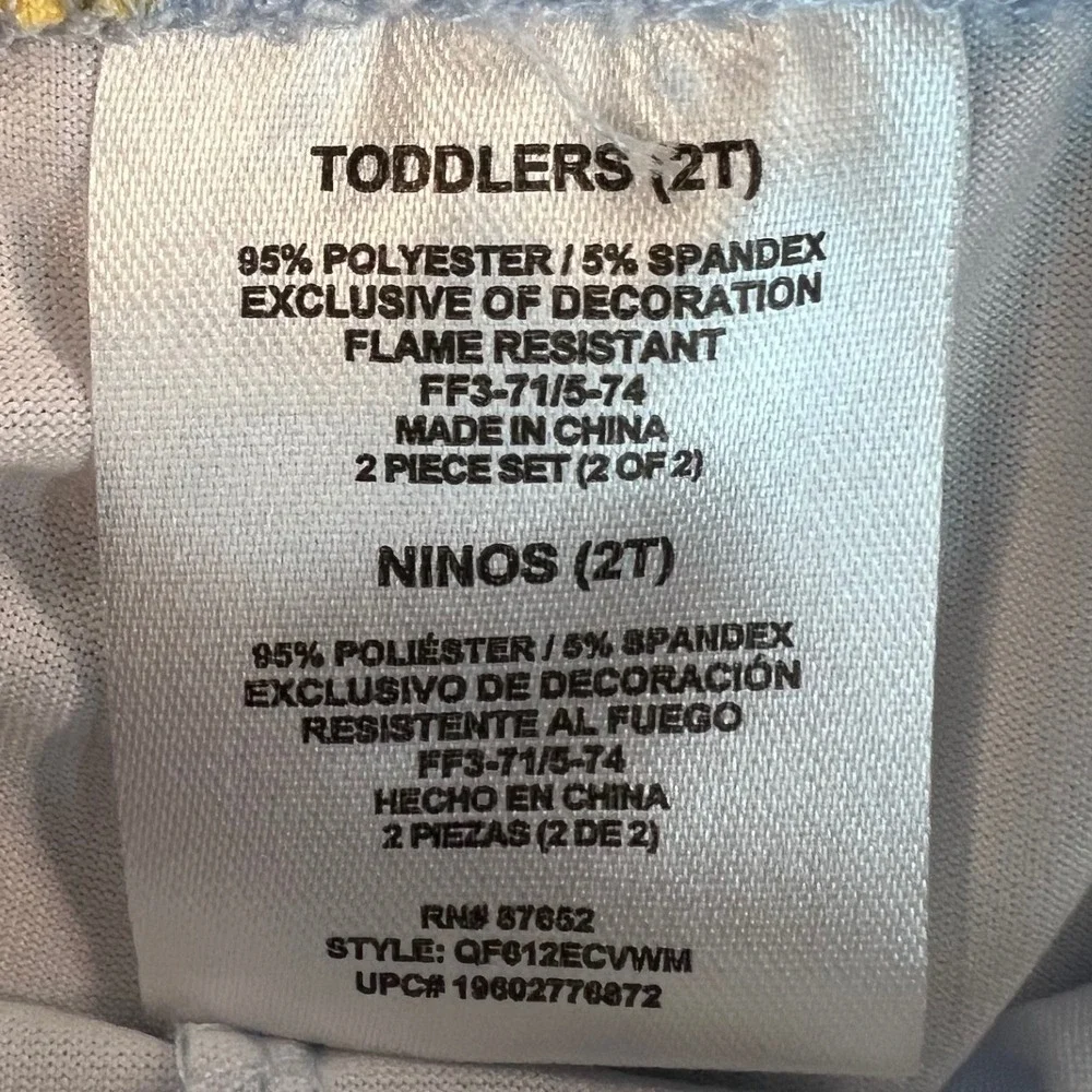 Bluey Toddler Pajamas 3 Set Bundle 2T Blue White Navy Cotton Viscose NWT 6pc